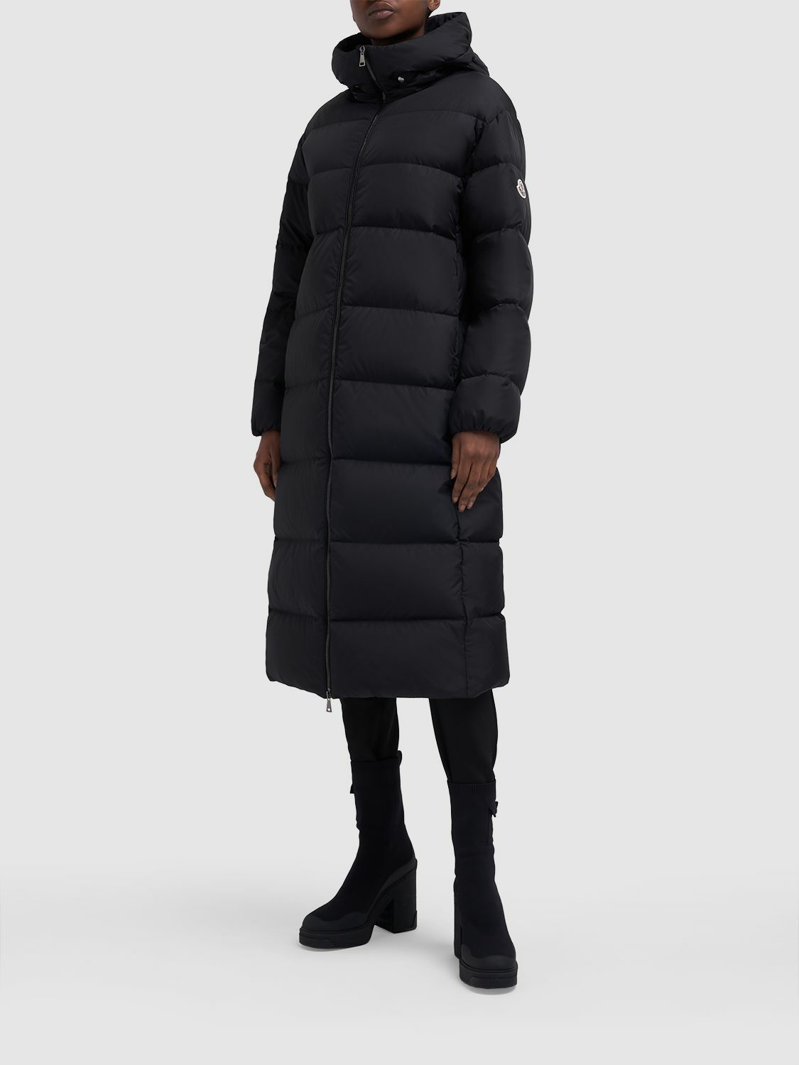 MONCLER BONDREE ロングダウンジャケット Moncler: Black Bondree Down Jacket | SSENSE