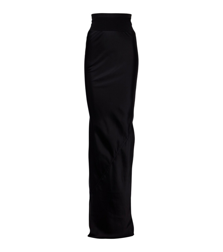 Photo: Rick Owens Coda draped satin maxi skirt