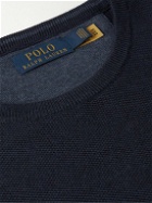 Polo Ralph Lauren - Honeycomb-Knit Cotton Sweater - Blue