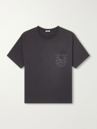 BODE - Studded Cotton-Jersey T-Shirt - Black