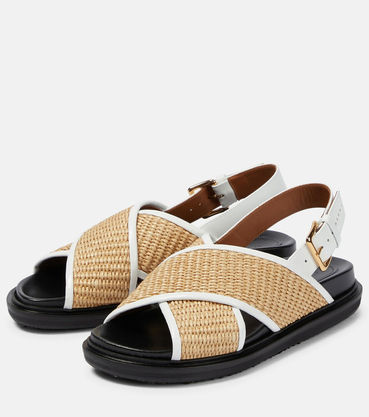 ★関税込み★ MARNI 'Fussbet' sandals Black leather Fussbett | Marni