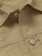 Officine Générale - Leo Garment-Dyed Organic Cotton Overshirt - Neutrals
