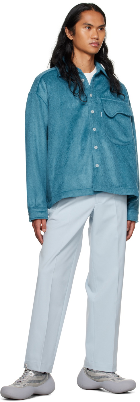 Bonsai Blue Brushed Jacket
