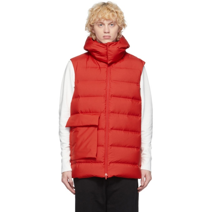 Photo: Y-3 Red Down Classic Puffy Vest