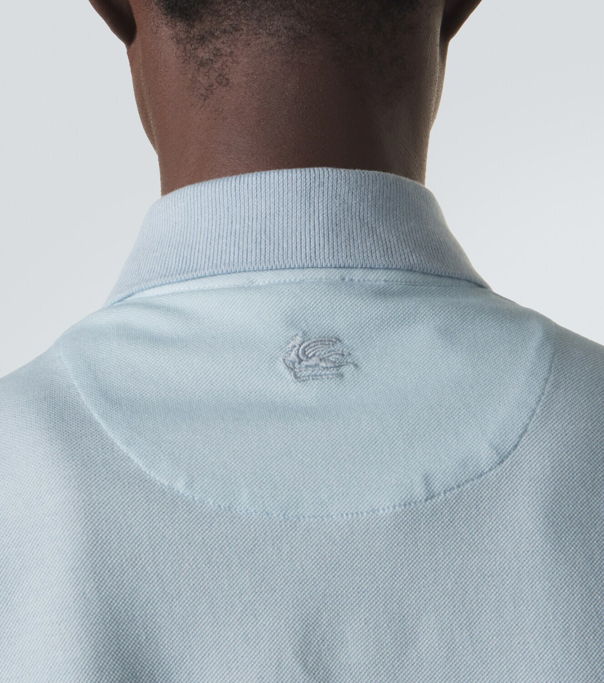 Etro Printed cotton piqué polo shirt