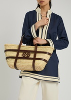 Tory Burch Ella Straw Basket bag - Beige - One Size