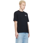 Maison Kitsuné Black 'Maison Kitsuné' Handwriting Comfort T-shirt
