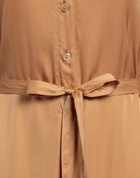 Skills & Genes Womens Midi dress Camel