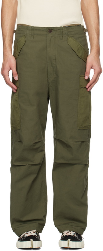 Photo: nanamica Khaki Wide Cargo Pants