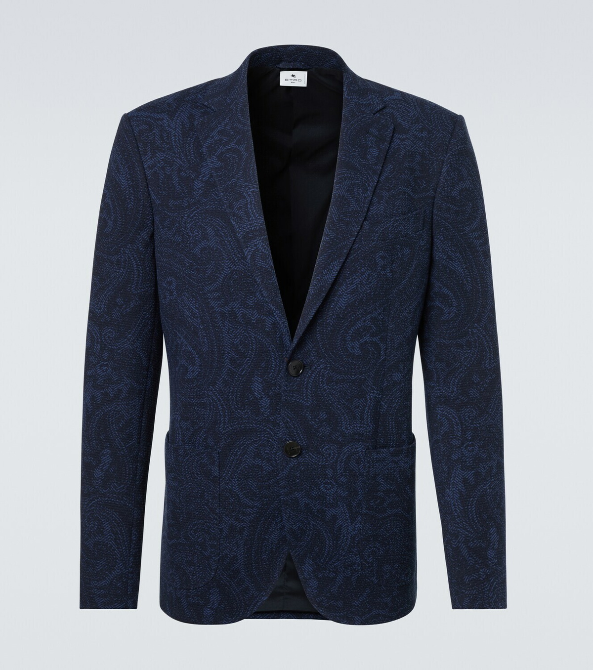 Etro Printed jersey blazer