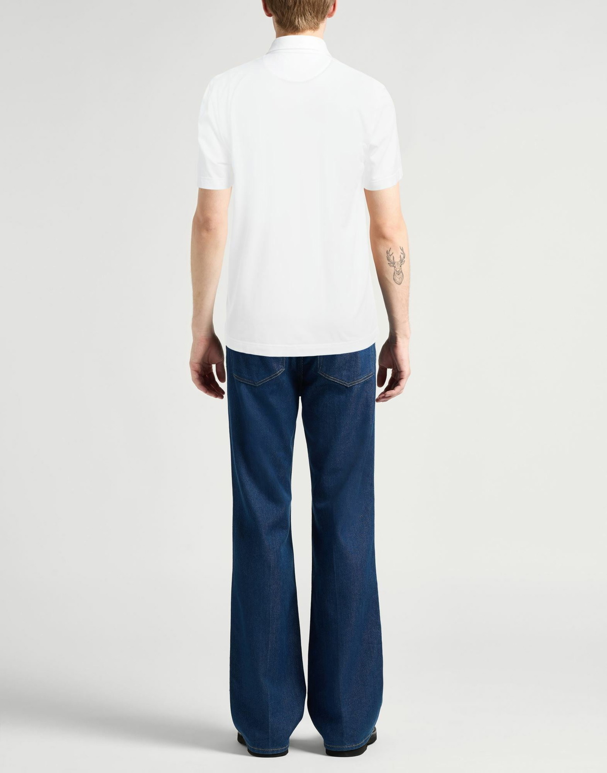Fedeli Mens Polo shirt in White