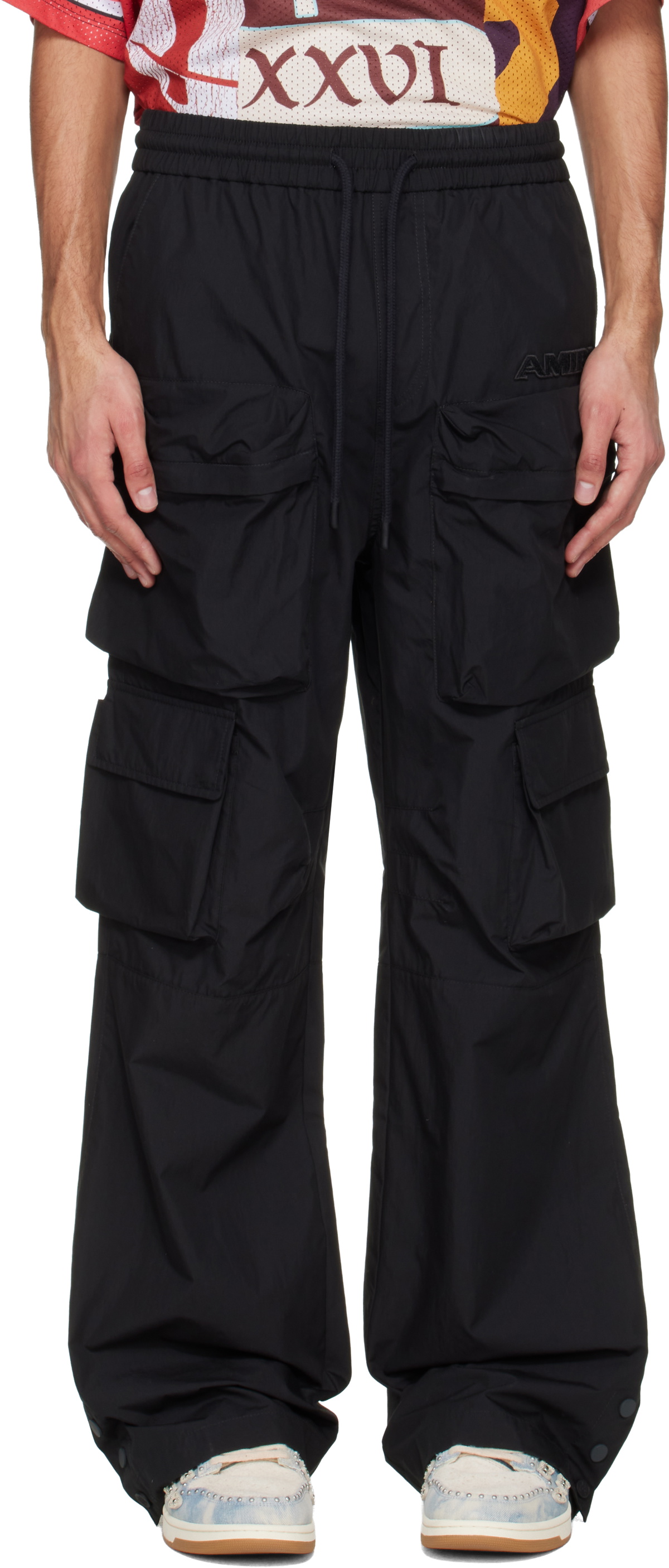 AMIRI Black Multi Pocket Cargo Pants