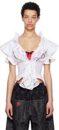 Vivienne Westwood White Kate Blouse
