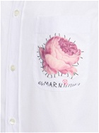 MARNI Embroidered Cotton Poplin Shirt