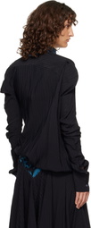 Kiko Kostadinov Black Evelyn Blouse