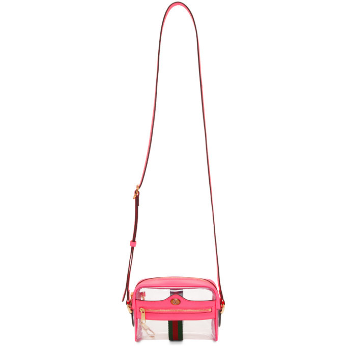 Gucci Transparent and Pink Ghost Ophidia Bag Gucci