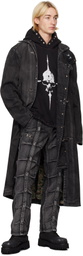 Thug Club Black Bio Soldier Denim Trench Coat