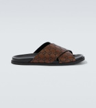 Gucci GG leather slides