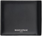 Maison Kitsuné Black Fox Head Bifold Wallet