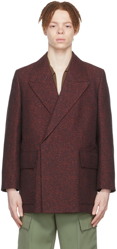 Photo: Jil Sander SSENSE Exclusive Red Cotton Coat