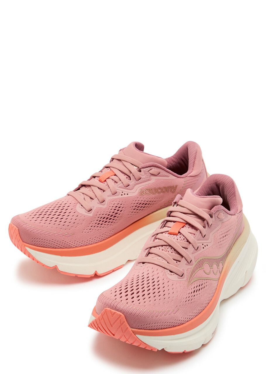 Saucony Guide 19 Mesh-knit Sneakers Mauve