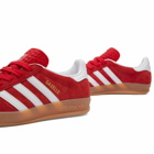 Adidas Gazelle Indoor in Better Scarlet/White/Gum