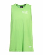Ea7 Mens Tank top Lime in Green