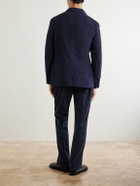 Polo Ralph Lauren - Double-Breasted Cotton-Canvas Suit Jacket - Blue