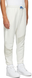 Nike Off-White & Beige Swoosh Sportswear Lounge Pants
