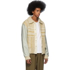 Acne Studios Beige Knit Komber Jacket