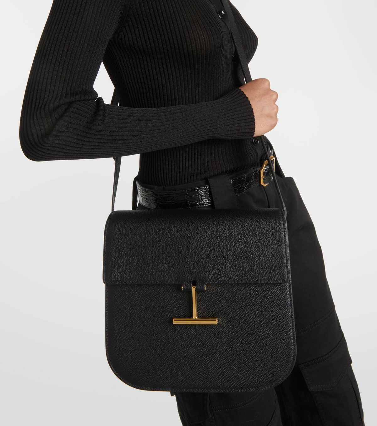 Tom Ford Tara Medium leather crossbody bag
