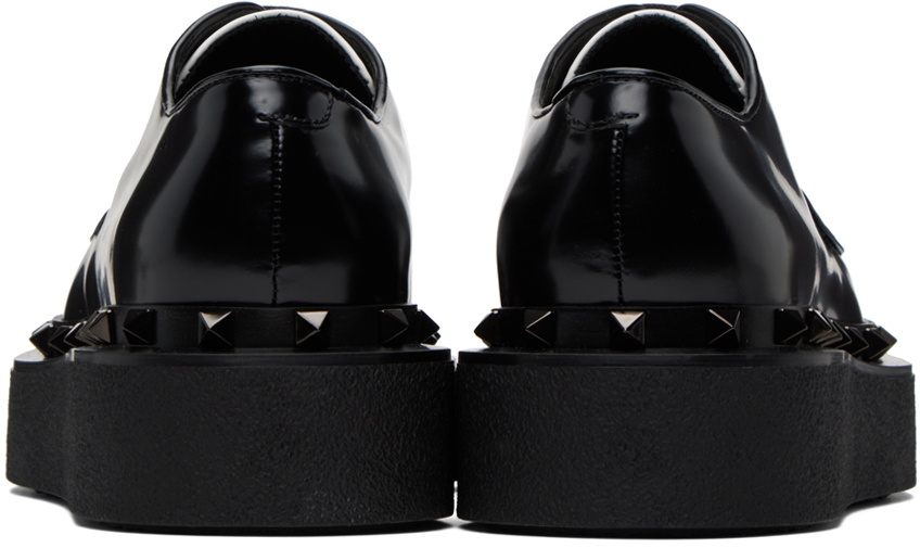 Valentino Garavani Black & White Rockstud M-Way Derbys