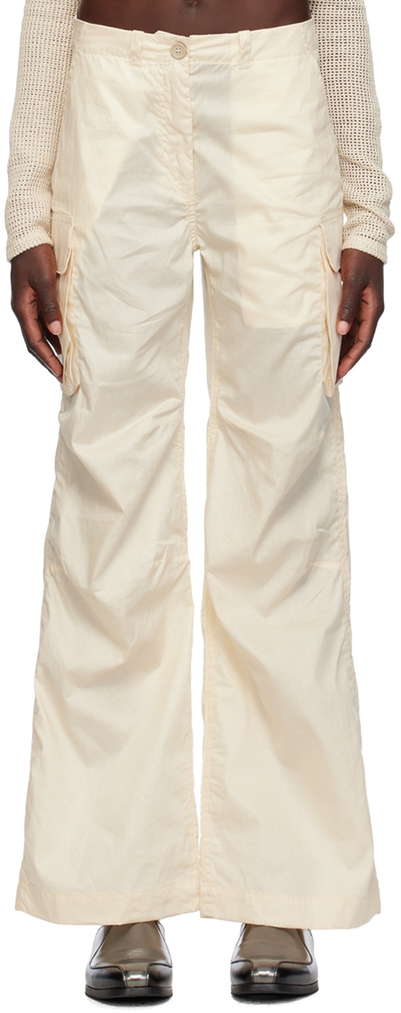 Our Legacy Beige Peak Trousers Our Legacy