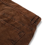 Massimo Alba - Tapered Cotton-Corduroy Trousers - Brown