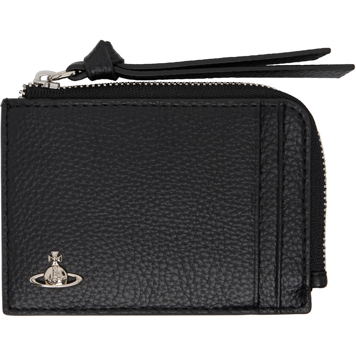 Vivienne Westwood Black Zip Card Holder