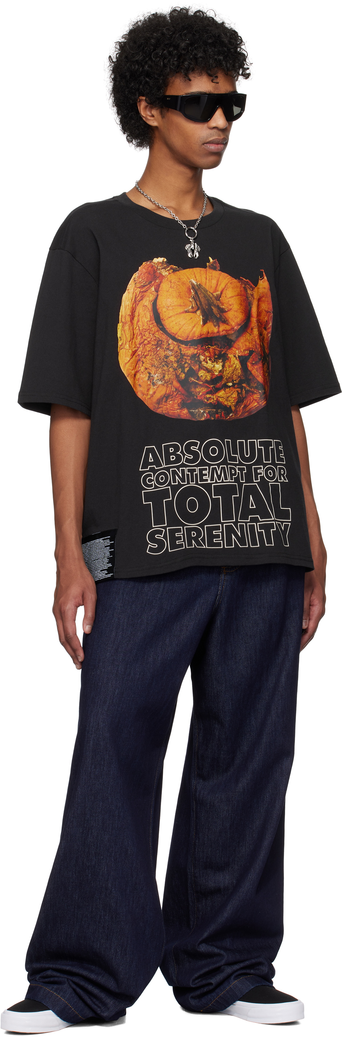 S.R. STUDIO. LA. CA. Black OTW by Vans Edition Acts Oversized Short Sleeve T-shirt