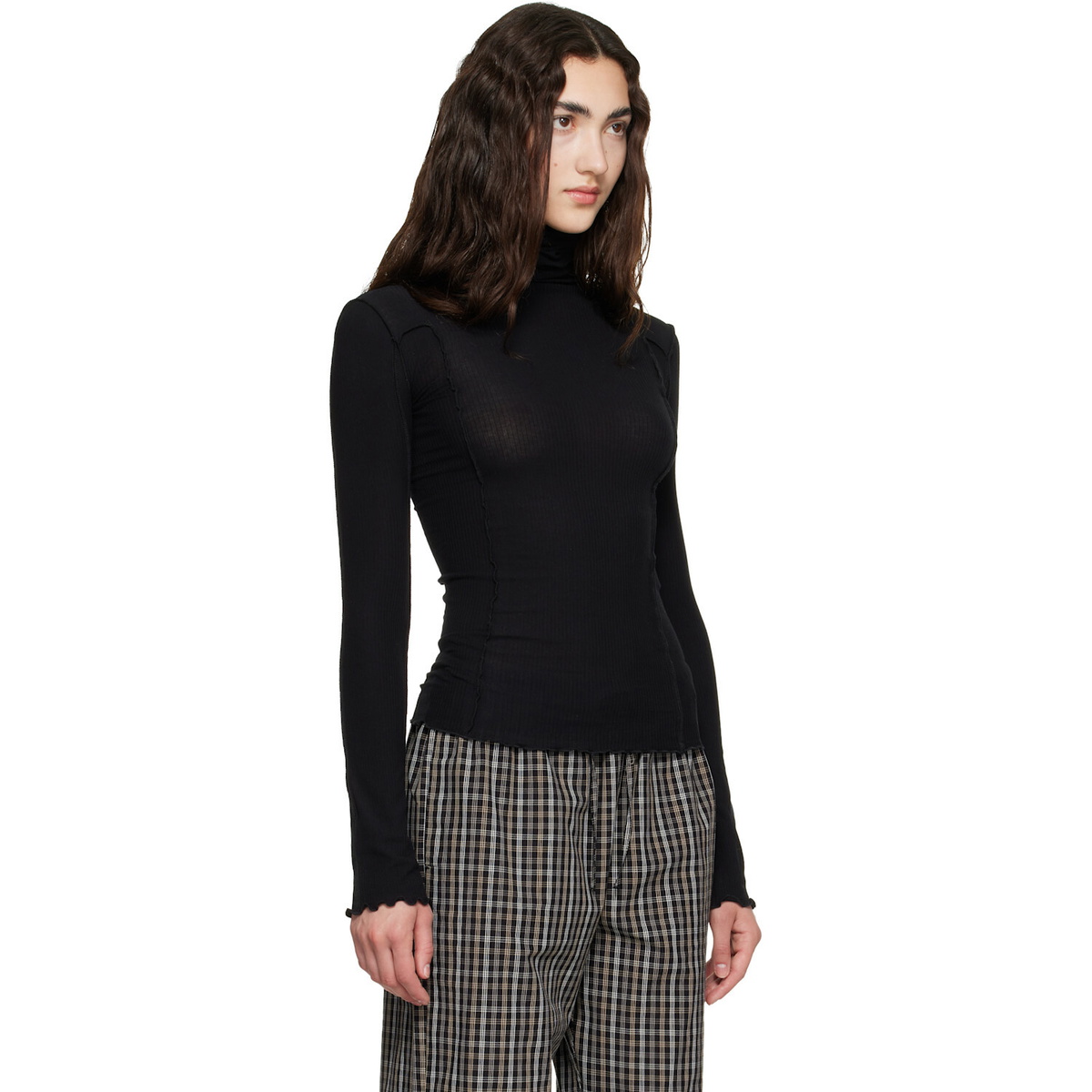 Baserange Black Omato Turtleneck