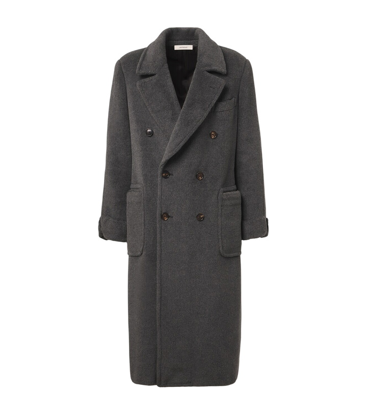 Photo: Umit Benan Gianni alpaca and wool coat