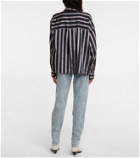 Marant Etoile Alanis striped cotton-blend shirt