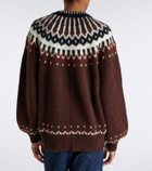 Dôen Hue Fair Isle alpaca and wool-blend cardigan