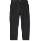 Barena - Tapered Stretch-Cotton Corduroy Trousers - Gray