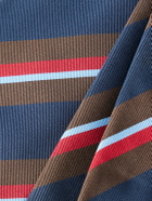 Drake's - 7cm Striped Silk and Cotton-Blend Tie