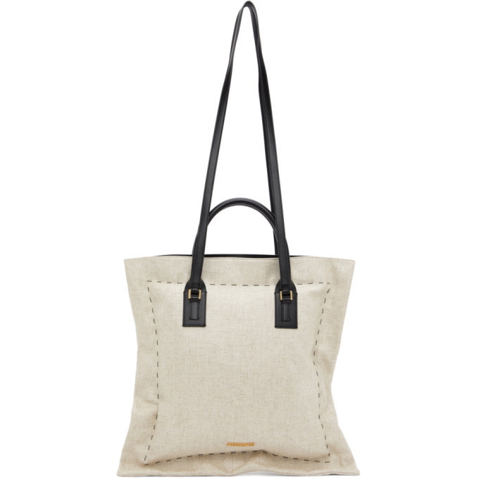 Photo: Jacquemus Beige Le Coussin Tote