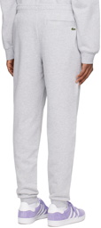 Lacoste Gray Tapered Lounge Pants