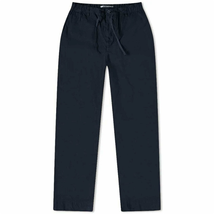 Photo: Kestin Men's Inverness Tapered Trouser in Navy Cotton Twill
