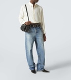 Saint Laurent Small leather messenger bag