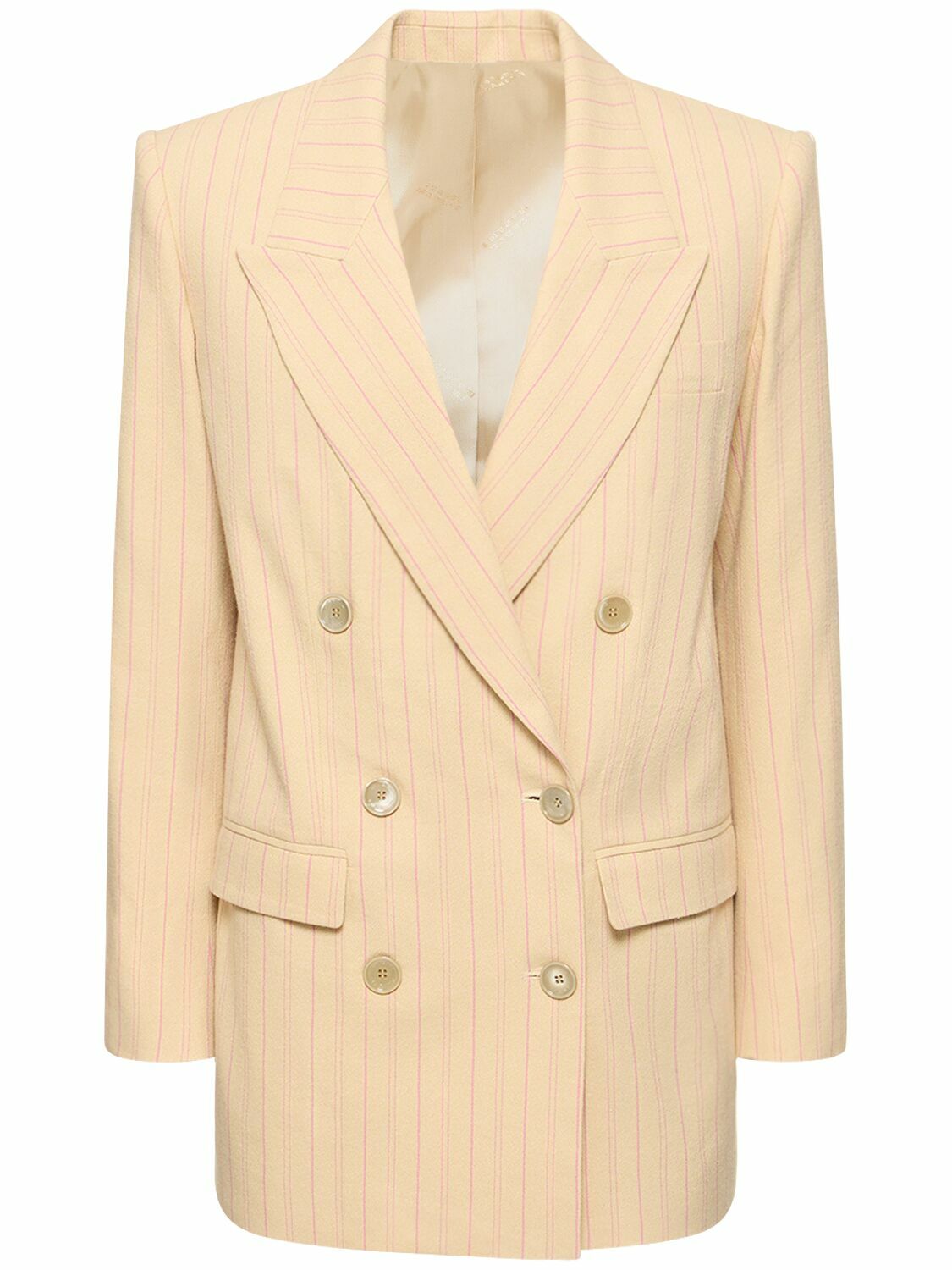 Isabel marant hermine discount double-breasted cotton-blend blazer