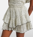 Marant Etoile Jocadia ruffled cotton shorts
