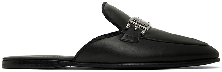 Photo: Dolce & Gabbana Black Logo Loafers
