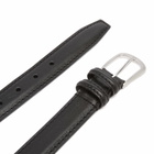 Anderson's Men's Narrow Stitch Trimmed Leather Belt in Black
